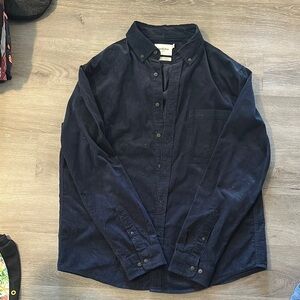 Goodfellow & Co. Navy Casual Button Down Shirt